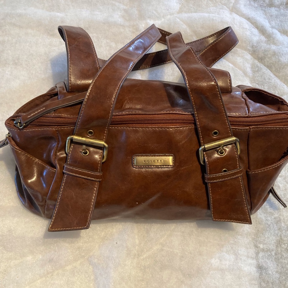 ROSETTI Brown Handbag.  Space Galore !